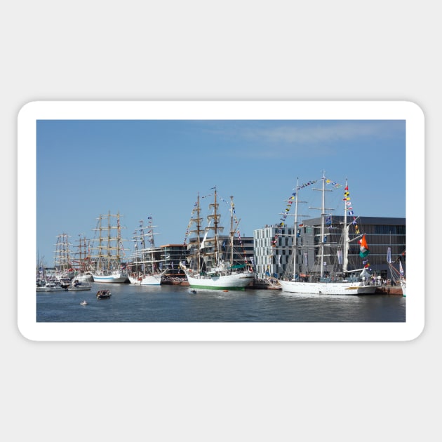 Sail, Bremerhaven Sticker by Kruegerfoto